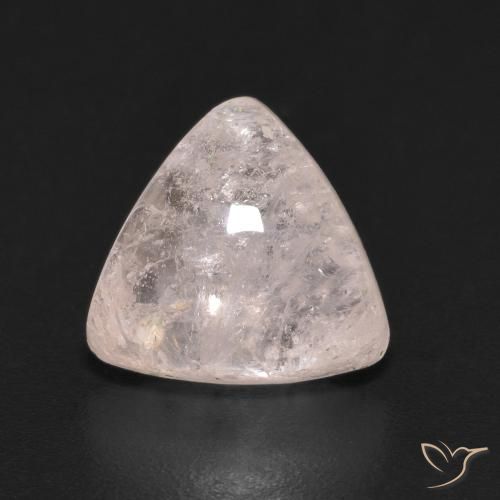2.28ct Naturel Flamant rose Morganite, Trillion, Transparent