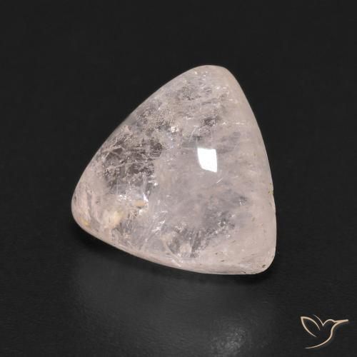 Morganite Flamant rose naturelle Trillion, 2.28 ct, Transparent