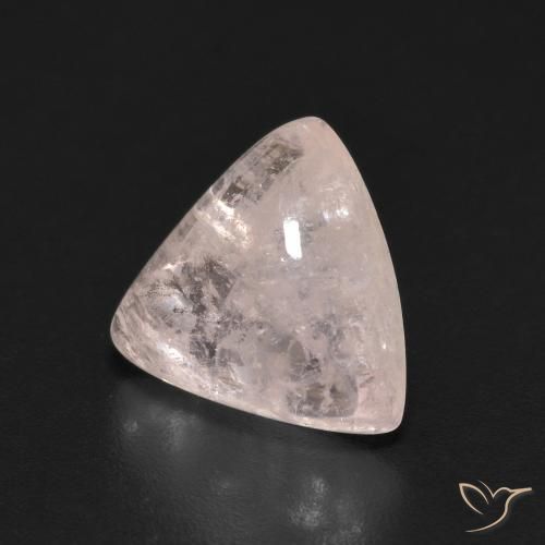 Morganite Rose clair naturelle Trillion, 3.09 ct, Transparent