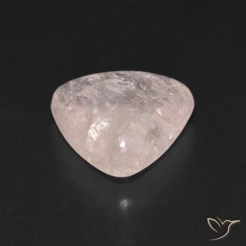 Morganite Rose clair naturelle Trillion, 3.09 ct, Transparent