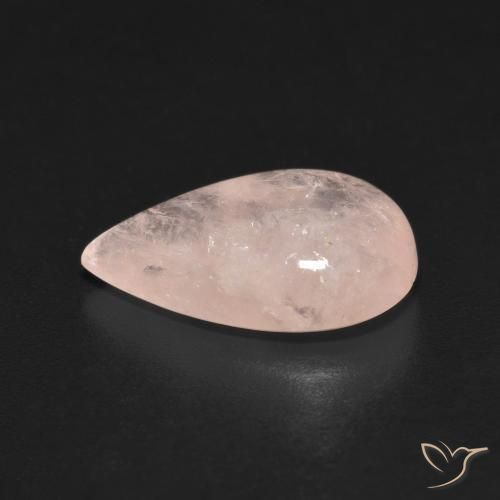 Morganite Rose naturelle En forme de poire, 3.58 ct, Transparent