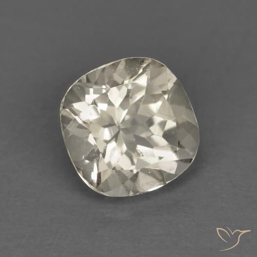 Morganite Jaune clair naturelle Coussin, 0.89 ct, VS