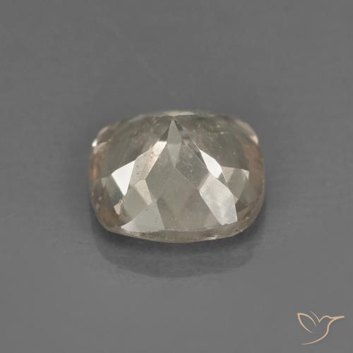 Morganite Doré léger naturelle Coussin, 0.78 ct, VS