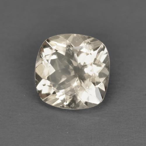 Morganite doré naturelle coupe coussin, 0,81 ct, VS