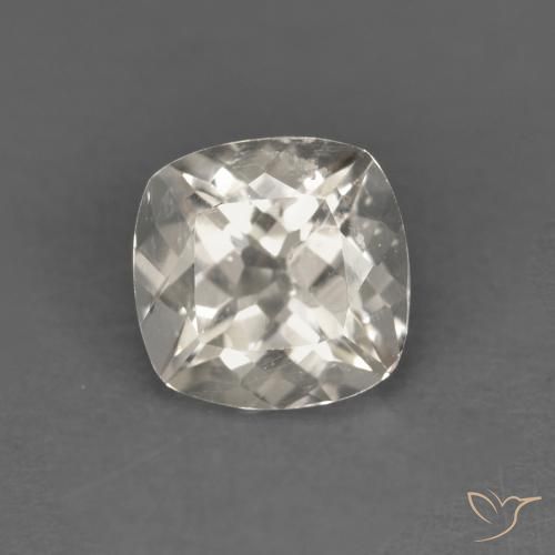0.82ct Naturel Doré léger Morganite, Coussin, VS