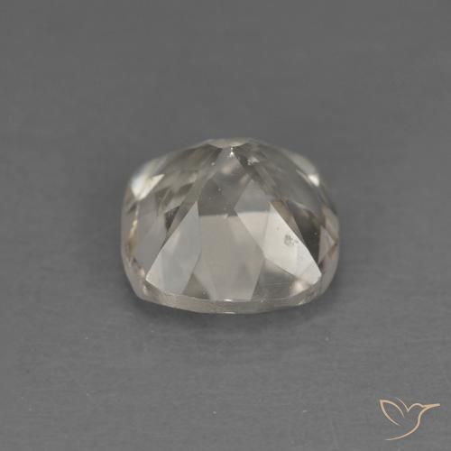 Morganite Doré léger naturelle Coussin, 0.82 ct, VS