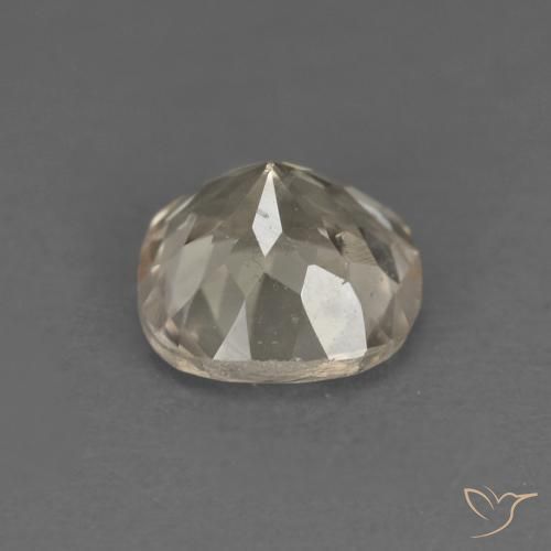 Morganite Doré léger naturelle Coussin, 0.87 ct, VS