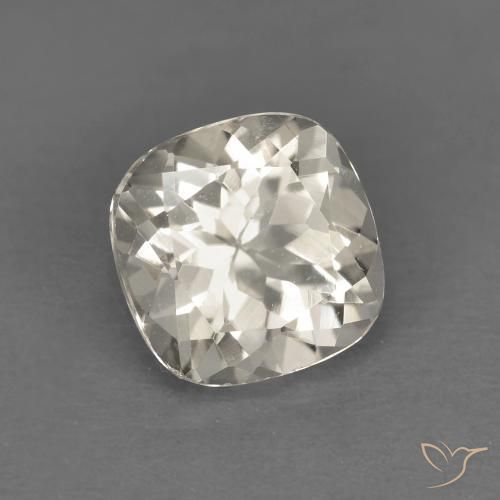 Morganite Doré léger naturelle Coussin, 0.95 ct, VS