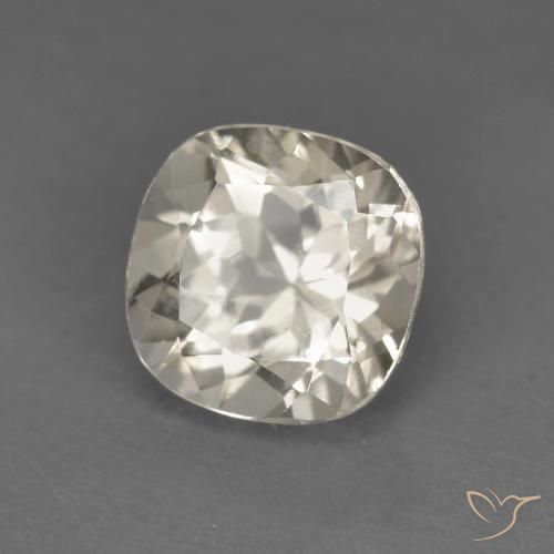 Morganite Doré léger naturelle Coussin, 0.99 ct, VS