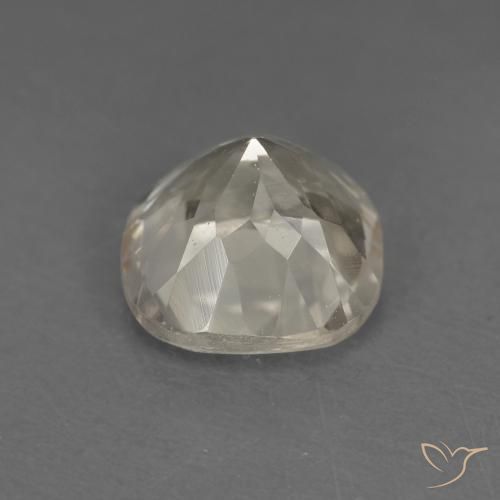 Morganite Doré léger naturelle Coussin, 0.99 ct, VS