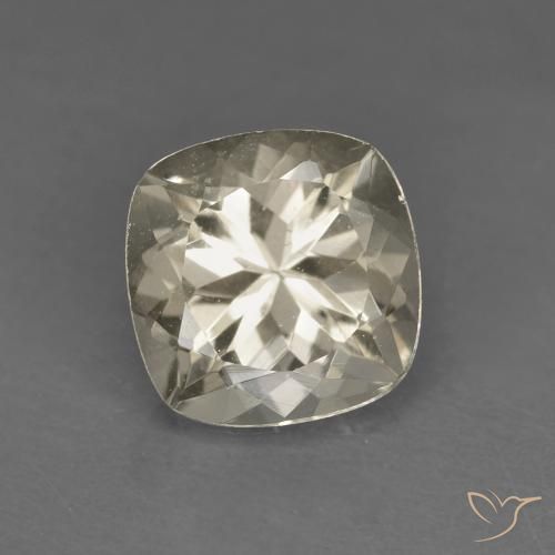 1.05ct Naturel Doré léger Morganite, Coussin, VS