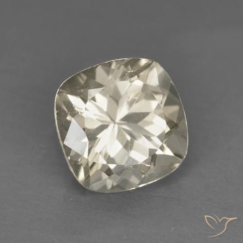 Morganite Doré léger naturelle Coussin, 1.05 ct, VS