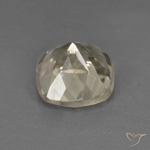 Morganite Doré léger naturelle Coussin, 1.05 ct, VS