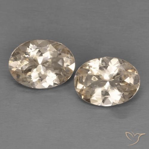 1.87ctw Naturel Doré léger Morganite, ovale, VS