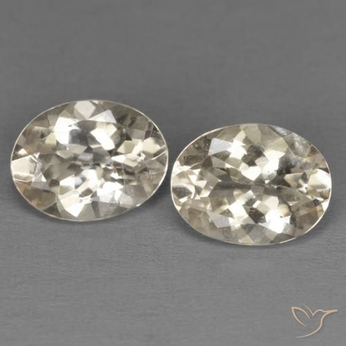 1.99ctw Naturel Doré léger Morganite, ovale, VS