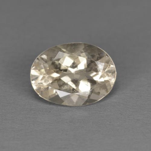 Morganite doré naturelle coupe ovale, 1,14 ct, VS