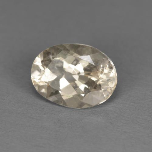 Morganite doré naturelle coupe ovale, 1,14 ct, VS
