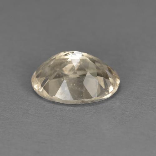 Morganite doré naturelle coupe ovale, 1,14 ct, VS