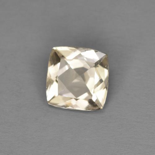 Morganite doré naturelle coupe coussin, 0,68 ct, VS