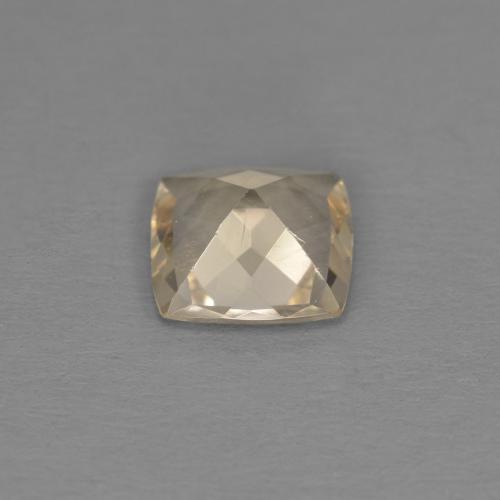 Morganite doré naturelle coupe coussin, 0,68 ct, VS
