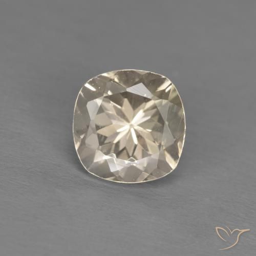 1.00ct Naturel Doré léger Morganite, Coussin, VS