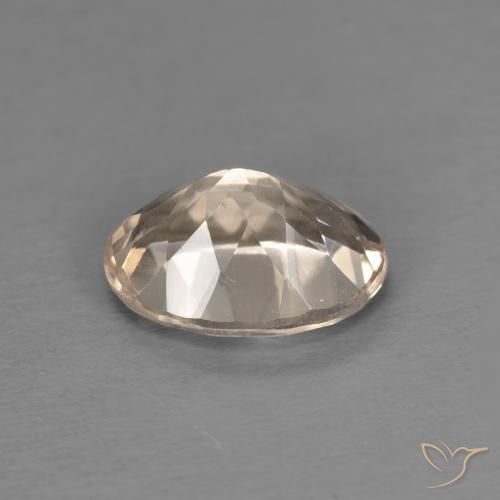 Morganite Saumon Rose naturelle ovale, 1.14 ct, VVS-VS