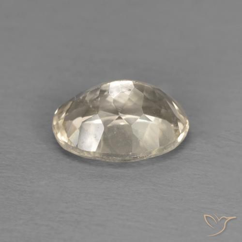 Morganite Doré léger naturelle ovale, 1.26 ct, VS