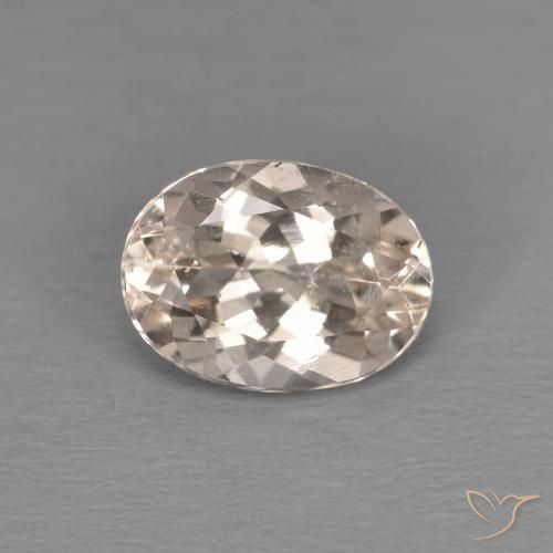 1.15ct Naturel Rose moyen Morganite, ovale, VS