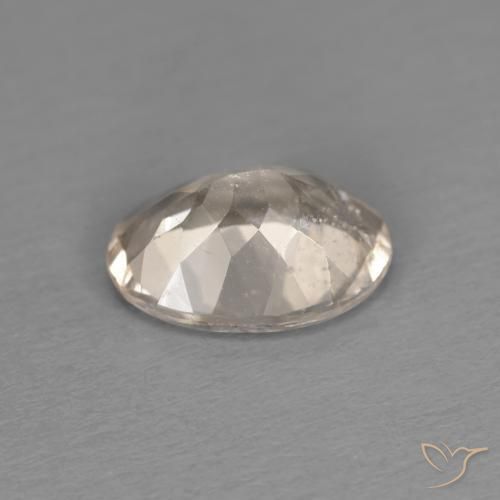 Morganite Doré léger naturelle ovale, 1.08 ct, VS