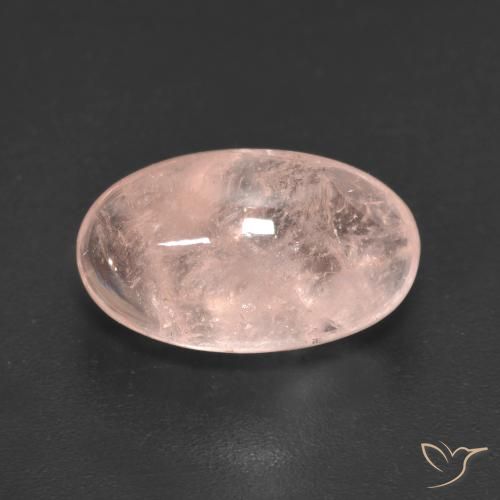 5.55ct Naturel Rouge indien Morganite, ovale, Translucide