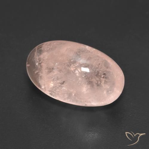 Morganite Rouge indien naturelle ovale, 5.55 ct, Translucide