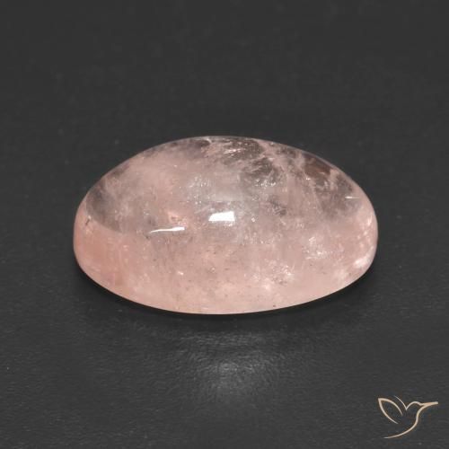Morganite Rose naturelle ovale, 7.81 ct, Translucide