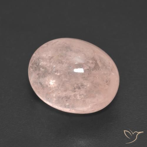 Morganite Rose moyen naturelle ovale, 5.18 ct, Translucide