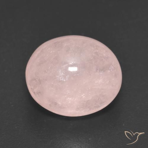 6.17ct Naturel Rose corail léger Morganite, ovale, Translucide