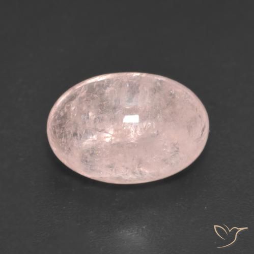 3.97ct Naturel Rose corail Morganite, ovale, Translucide