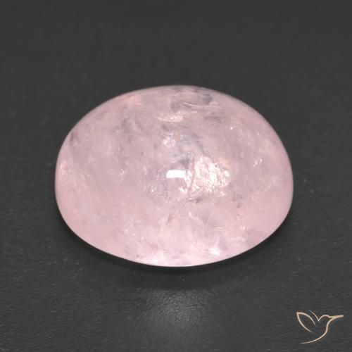 Morganite Rose vif naturelle ovale, 7.52 ct, Translucide