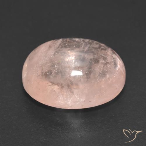 Morganite Rose moyen naturelle ovale, 9.59 ct, Translucide