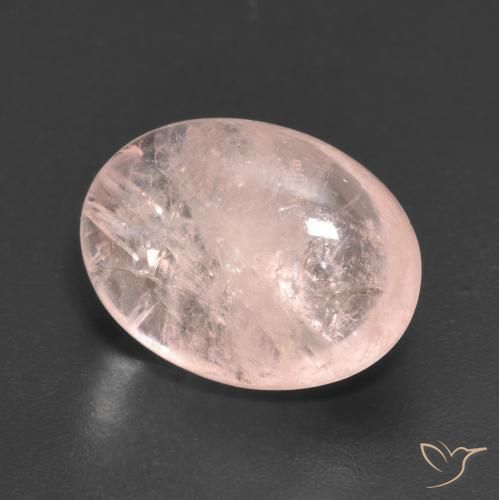 Morganite Rose clair naturelle ovale, 7.80 ct, Transparent
