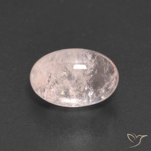 1.67ct Naturel Rose clair Morganite, ovale, Transparent
