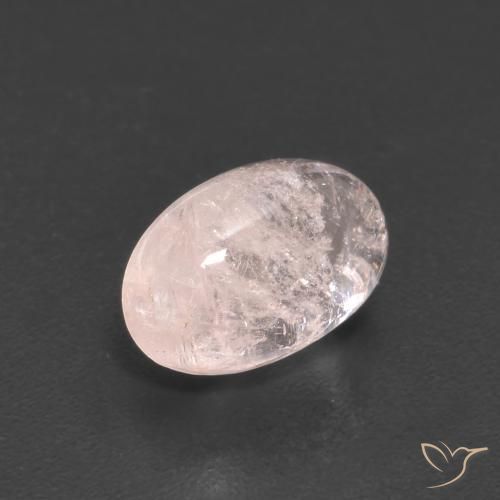 Morganite Rose clair naturelle ovale, 1.67 ct, Transparent