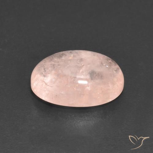 Morganite Rose naturelle ovale, 3.33 ct, Transparent