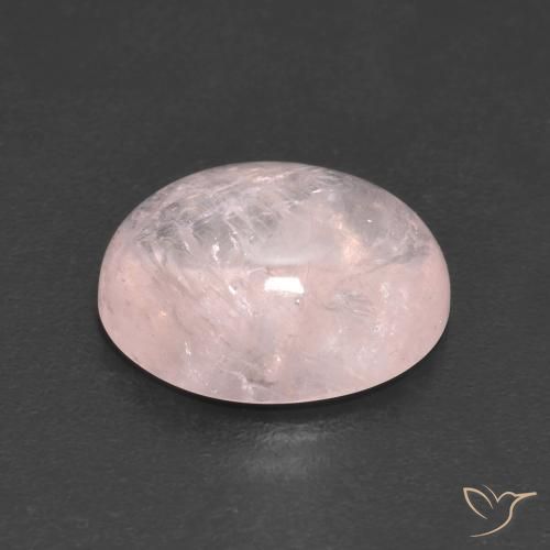 Morganite Flamant rose naturelle ovale, 4.43 ct, Transparent