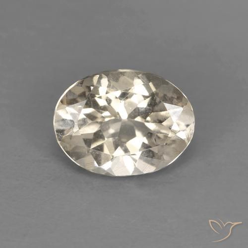 1.10ct Naturel Doré léger Morganite, ovale, VS