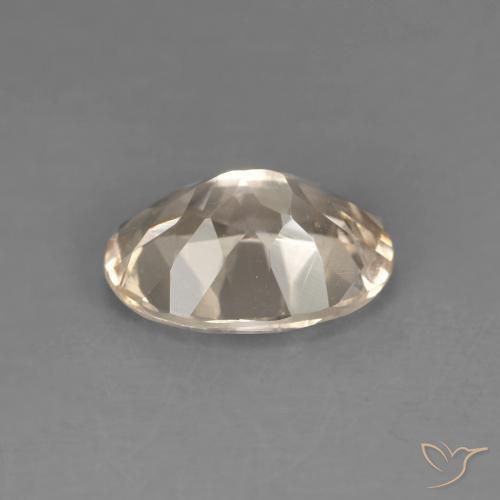 Morganite Orange clair naturelle ovale, 1.08 ct, VVS-VS