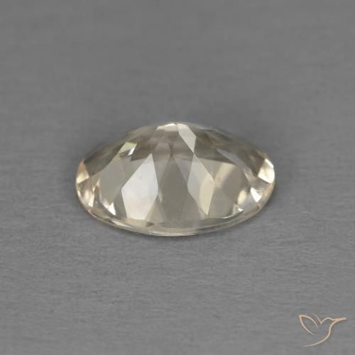 Morganite Doré léger naturelle ovale, 1.01 ct, VS