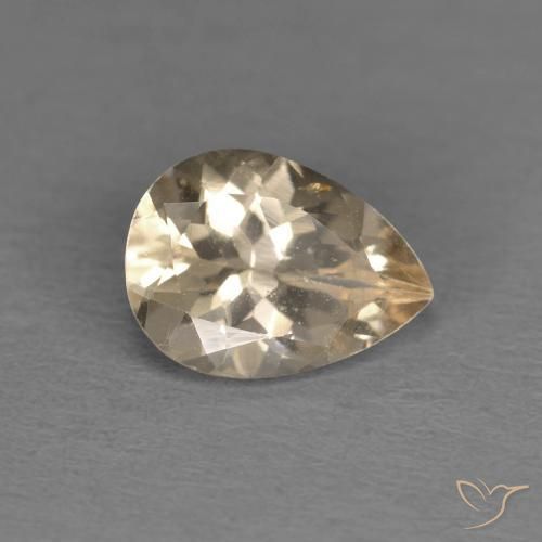 0.98ct Naturel Or Morganite, En forme de poire, VS