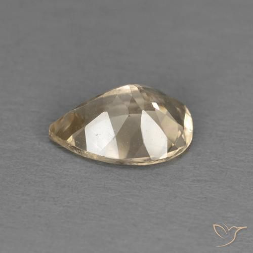 Morganite Or naturelle En forme de poire, 0.98 ct, VS