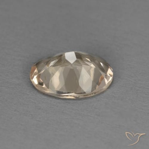 Morganite Light Neutral Orange naturelle ovale, 1.02 ct, VS