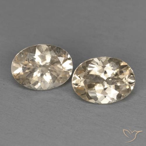 1.98ctw Naturel Orange clair Morganite, ovale, VS