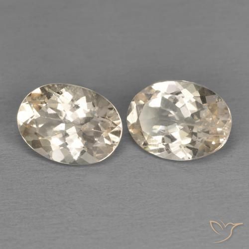 2.03ctw Naturel Orange clair Morganite, ovale, VS